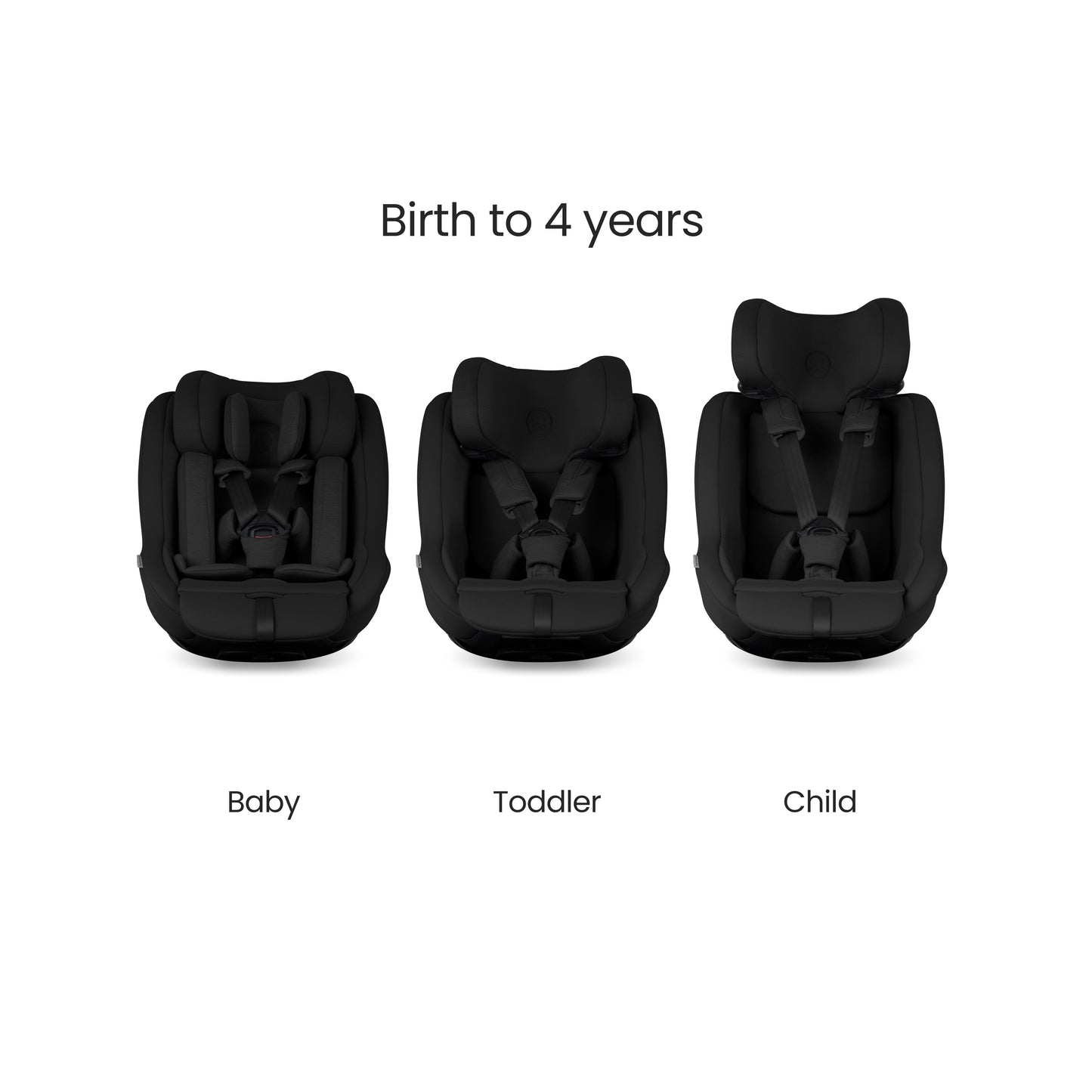 Approach Plus 360 Car Seat Iconic Black