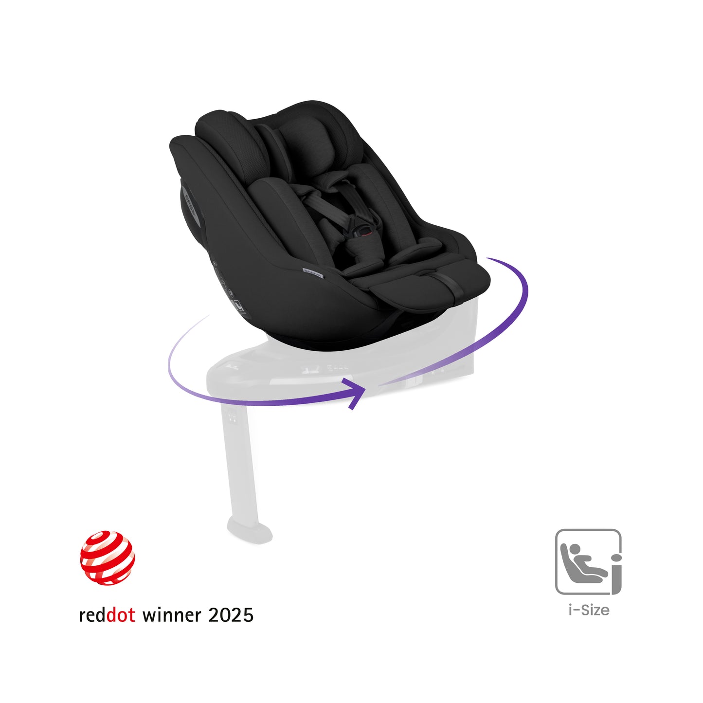 Approach Plus 360 Car Seat Iconic Black