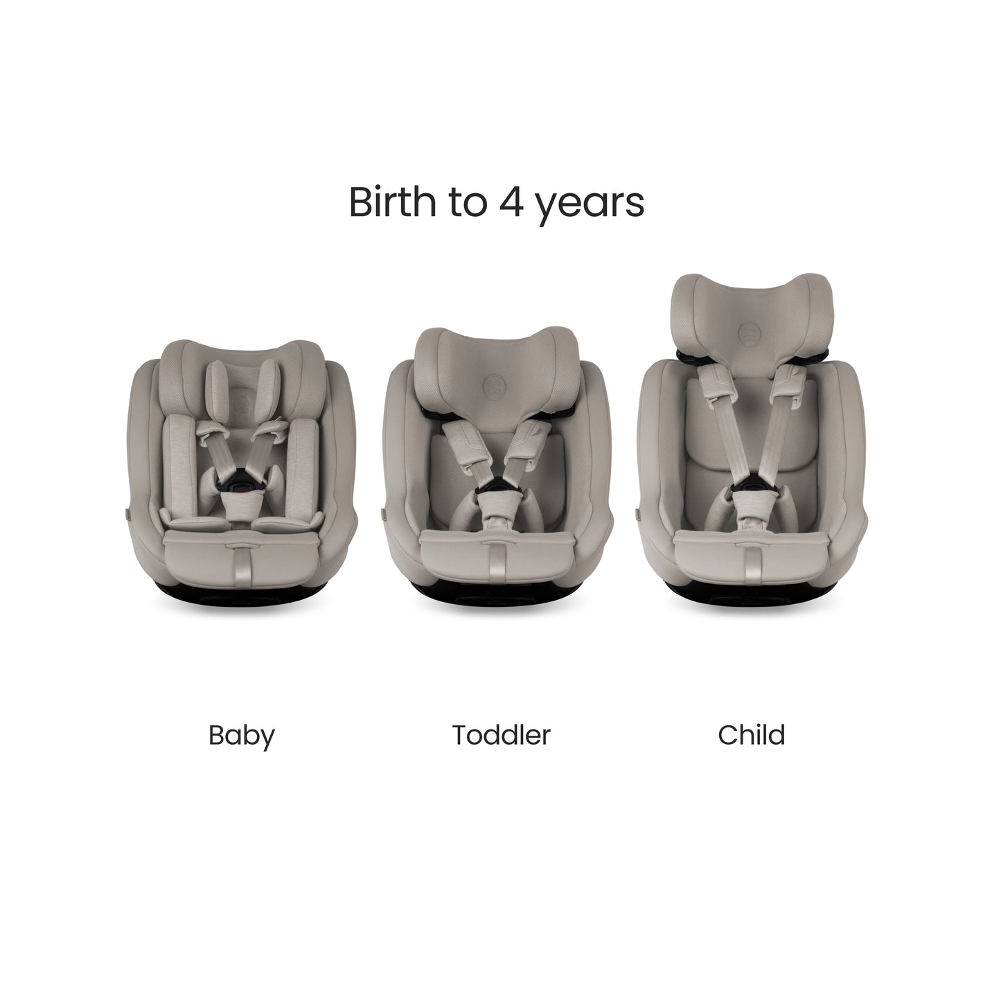 Approach Plus 360 Car Seat Natural Taupe & Base Plus 360