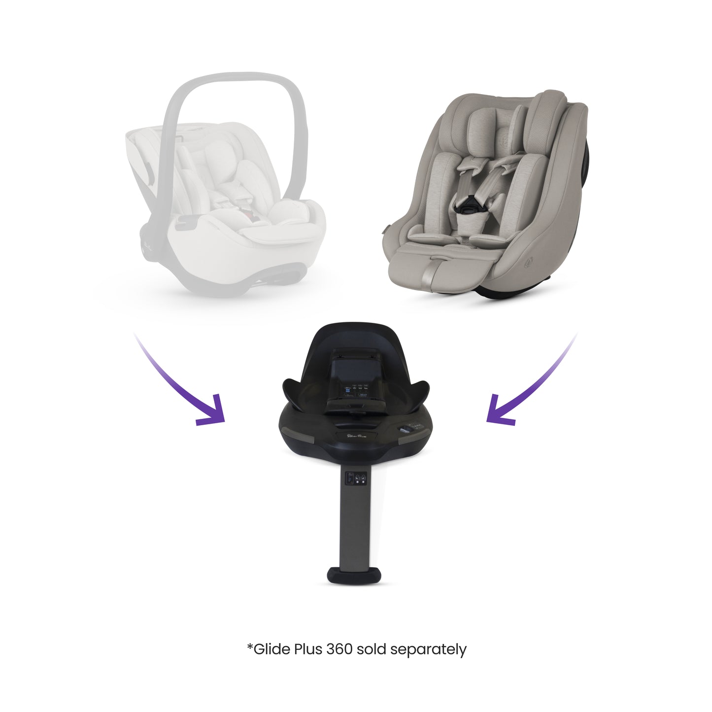 Approach Plus 360 Car Seat Natural Taupe & Base Plus 360