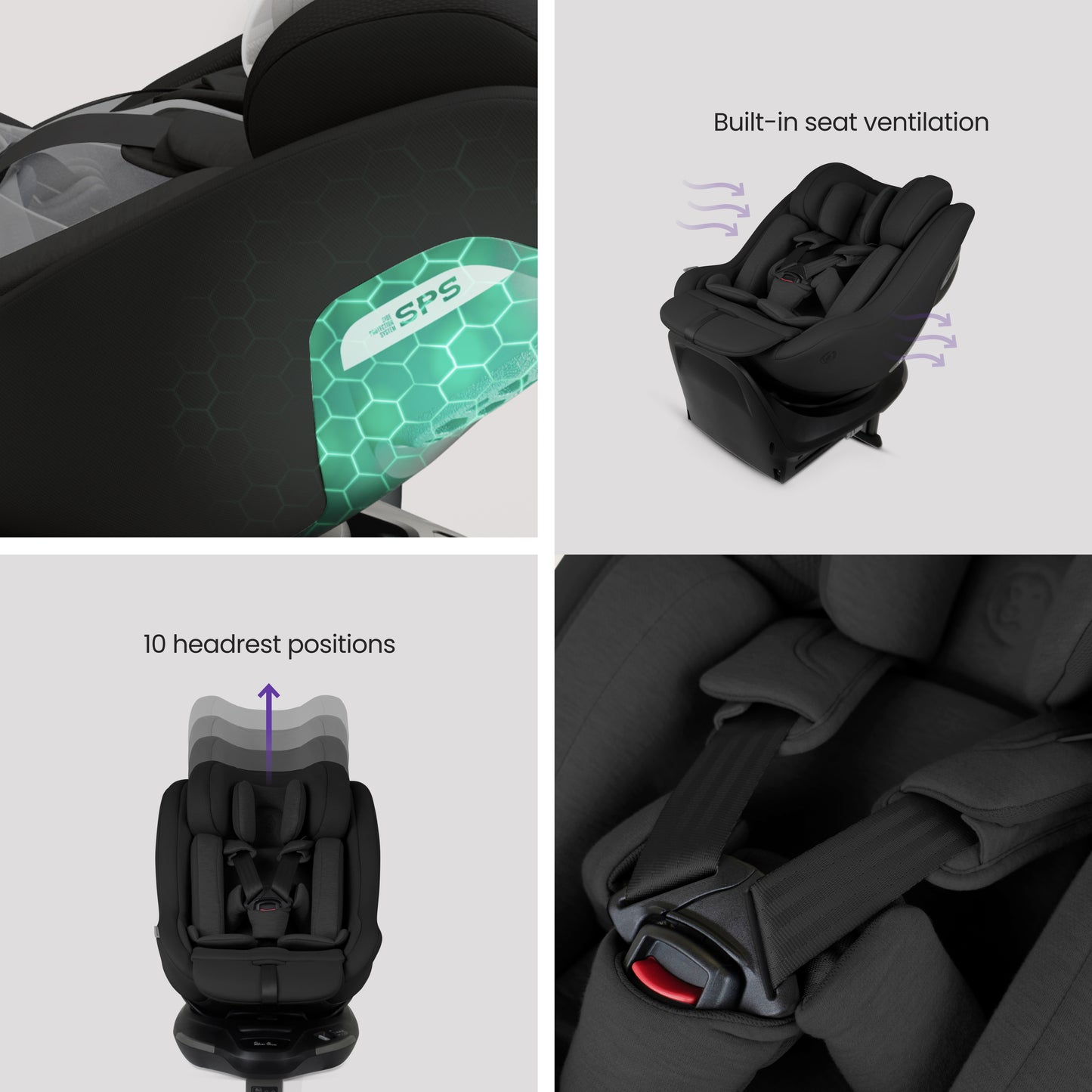 Approach Plus 360 Car Seat Iconic Black
