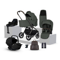 Breez Pewter Travel System Ultimate 360 Infant Carrier Bundle (11 piece)