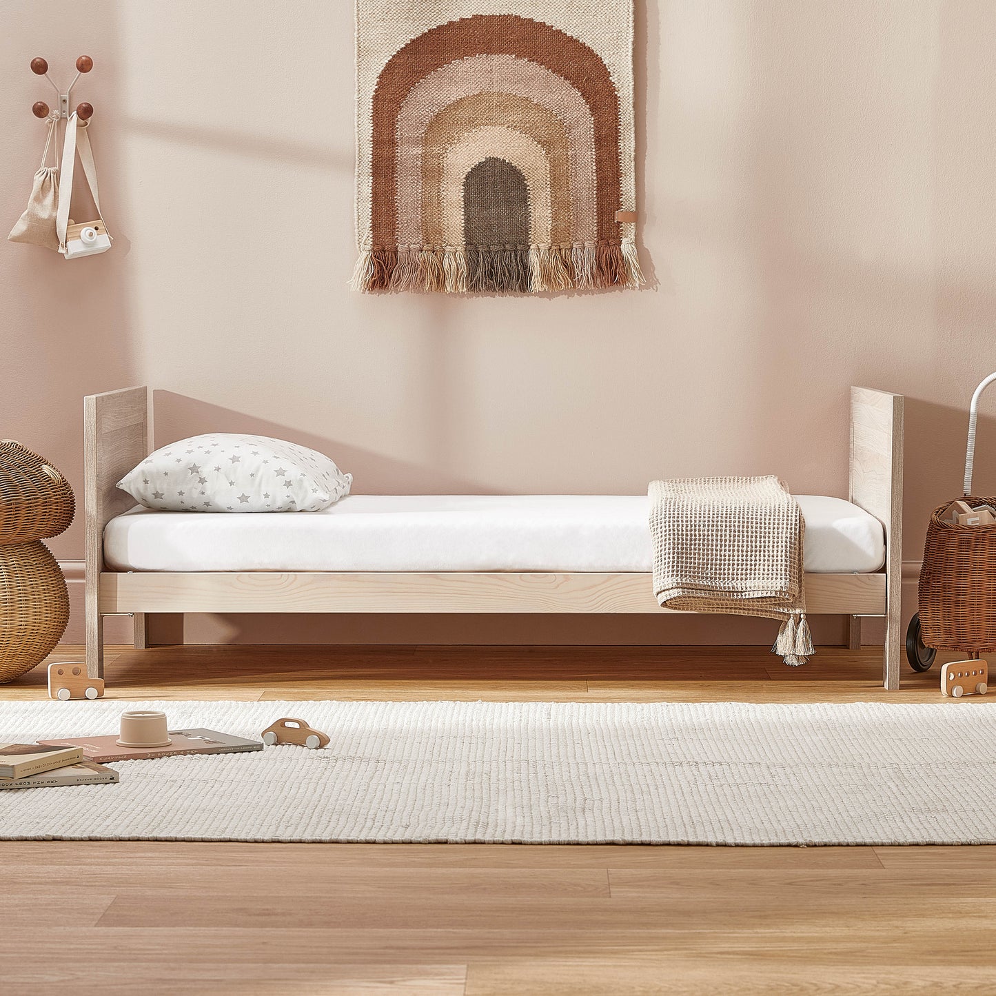 Bromley Oak Convertible Cot Bed to Toddler Bed