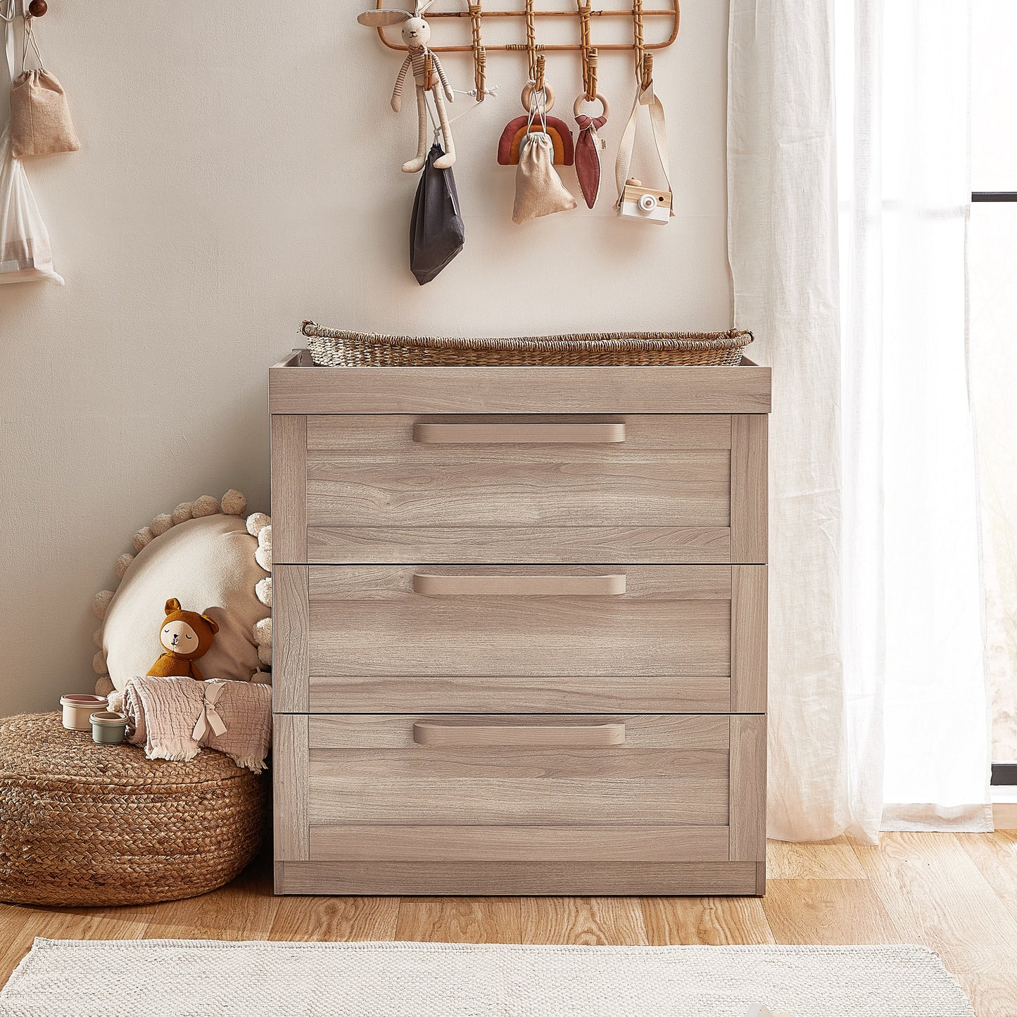 Bromley Oak 4 Piece Nursery Room Set