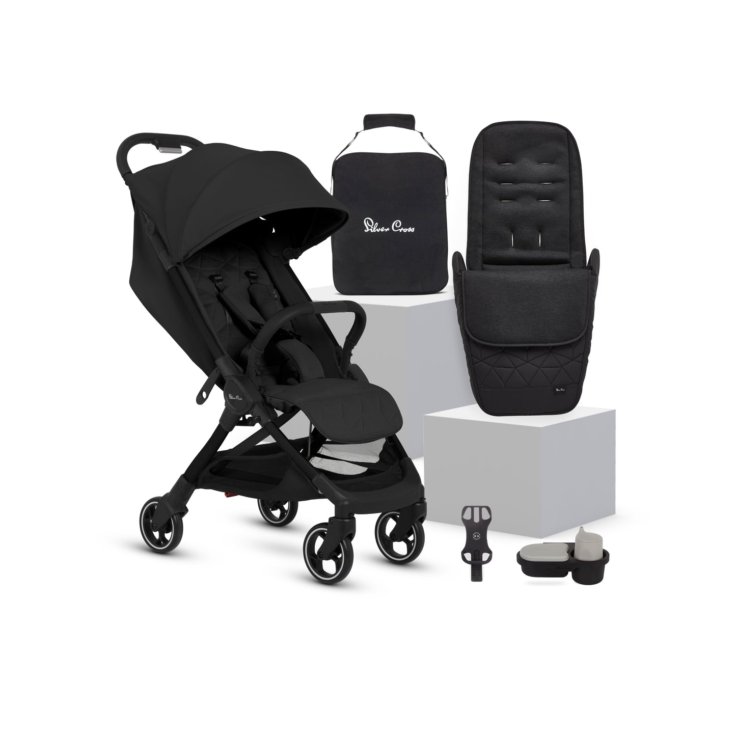 Clic 2 Space Stroller & Accessory Bundle (6 Piece)
