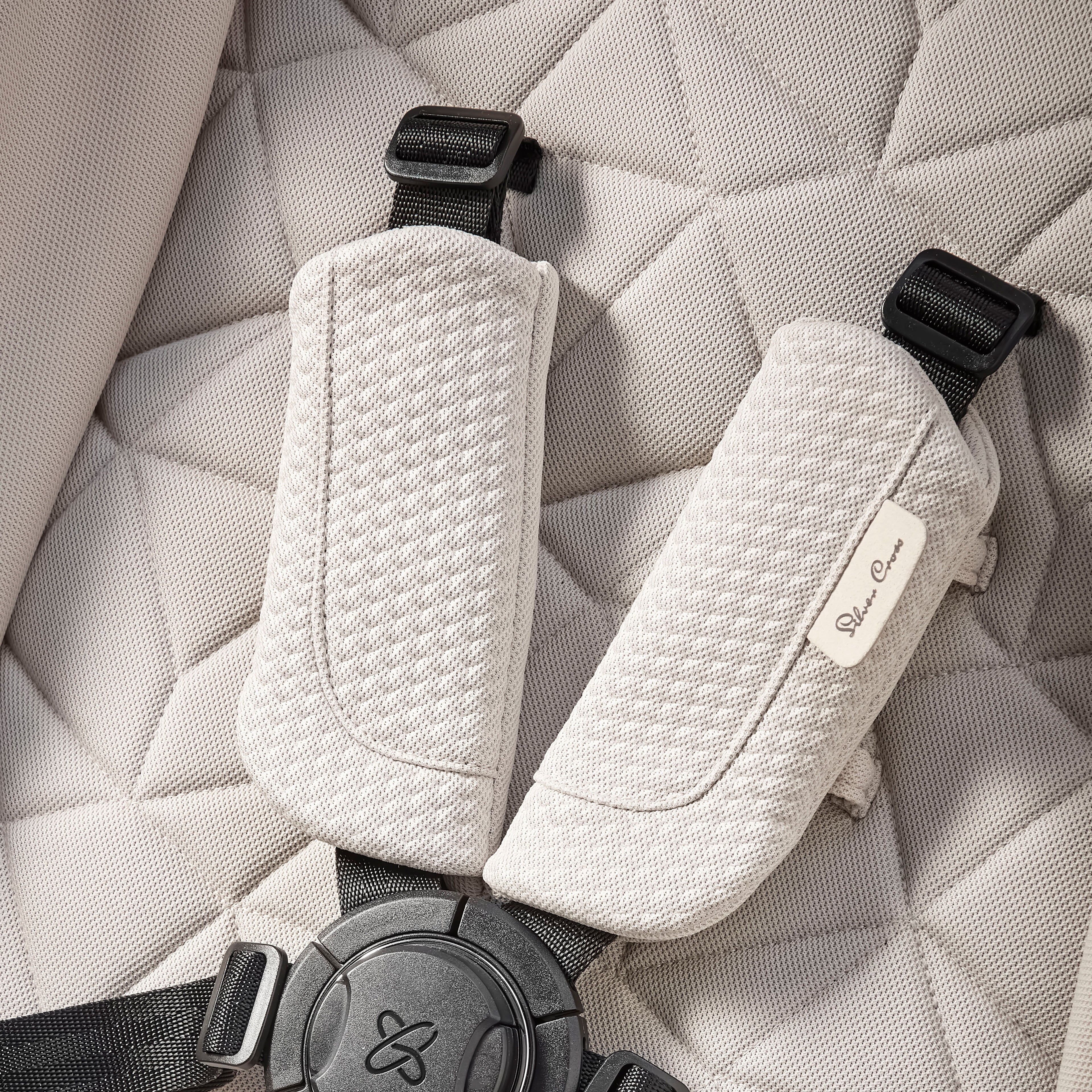 Clic Almond Shoulder Pads Silver Cross UK