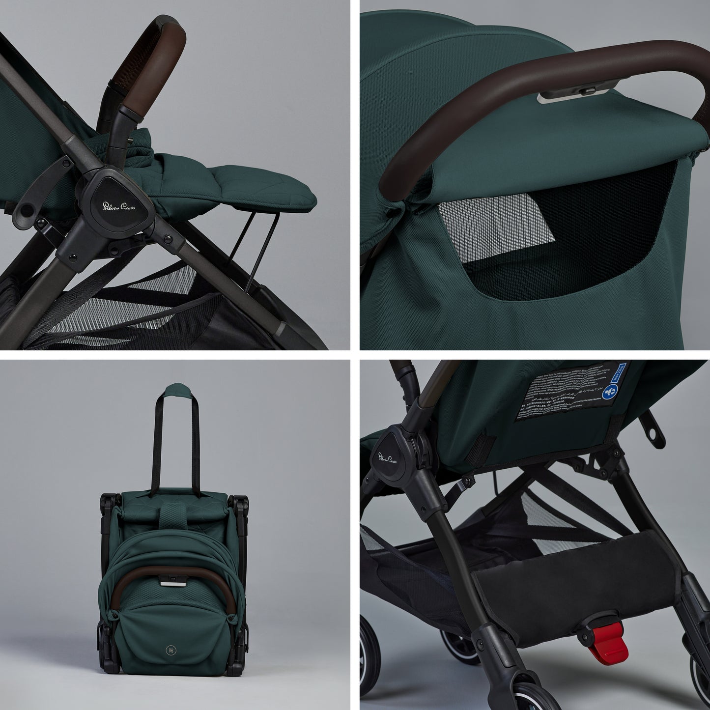 Clic 2 Conifer Stroller & Footmuff Bundle (4 Piece)
