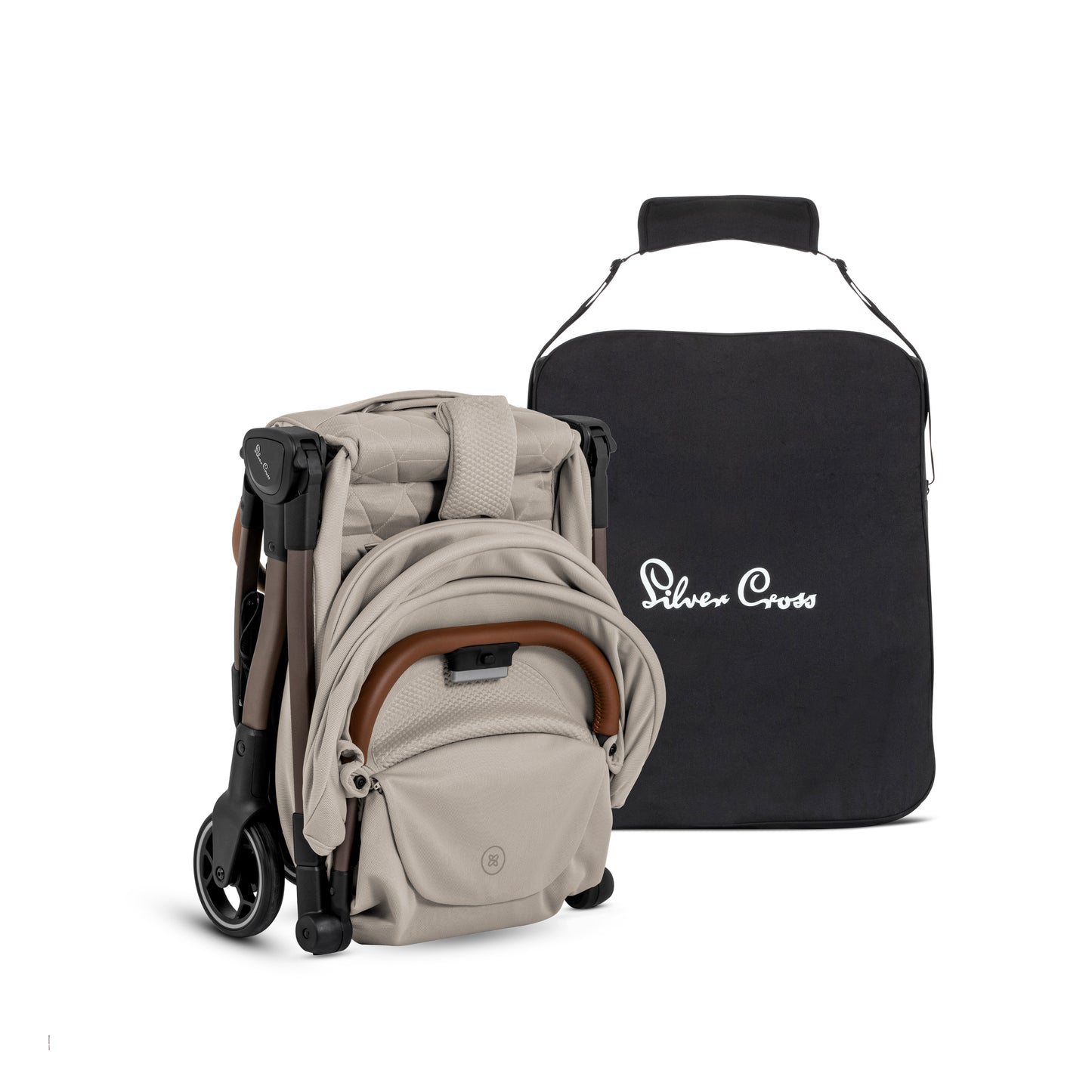 Clic 2 Latte Stroller & Accessory Bundle (6 Piece)