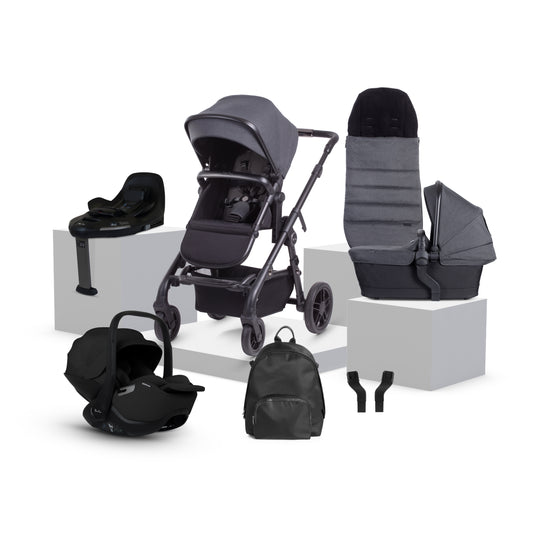 Coast Flint Travel System Ultimate 360 Infant Carrier Bundle (9 piece)