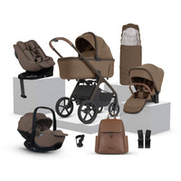 Cove 2 Maple Travel System Ultimate 360 Family Car Seat Timeless Cocoa Bundle (11 piece)
