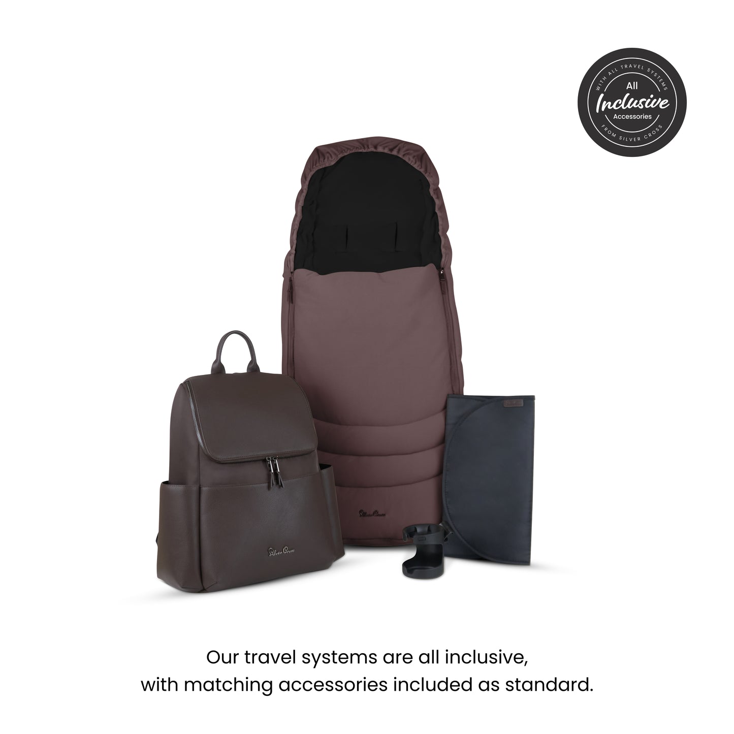 Cove Damson Travel System Ultimate 360 Infant Carrier Bundle (10 piece)