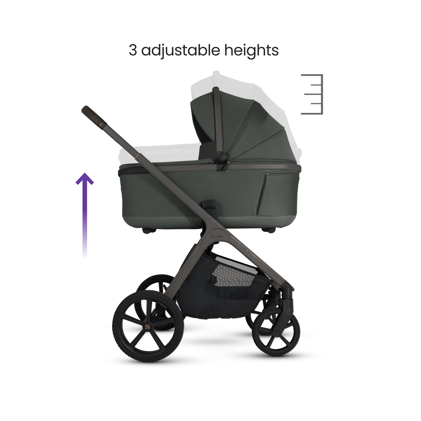 Cove Pewter Travel System Accessory Bundle (8 piece)