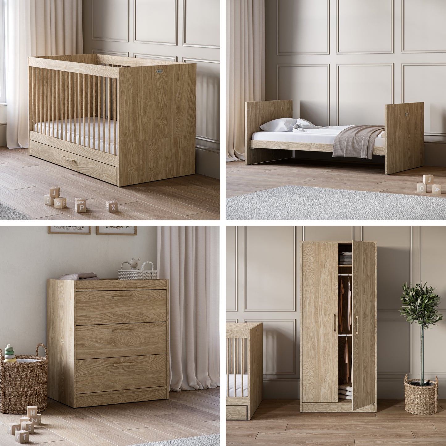 Geneva 5 Piece Nursery Room Set