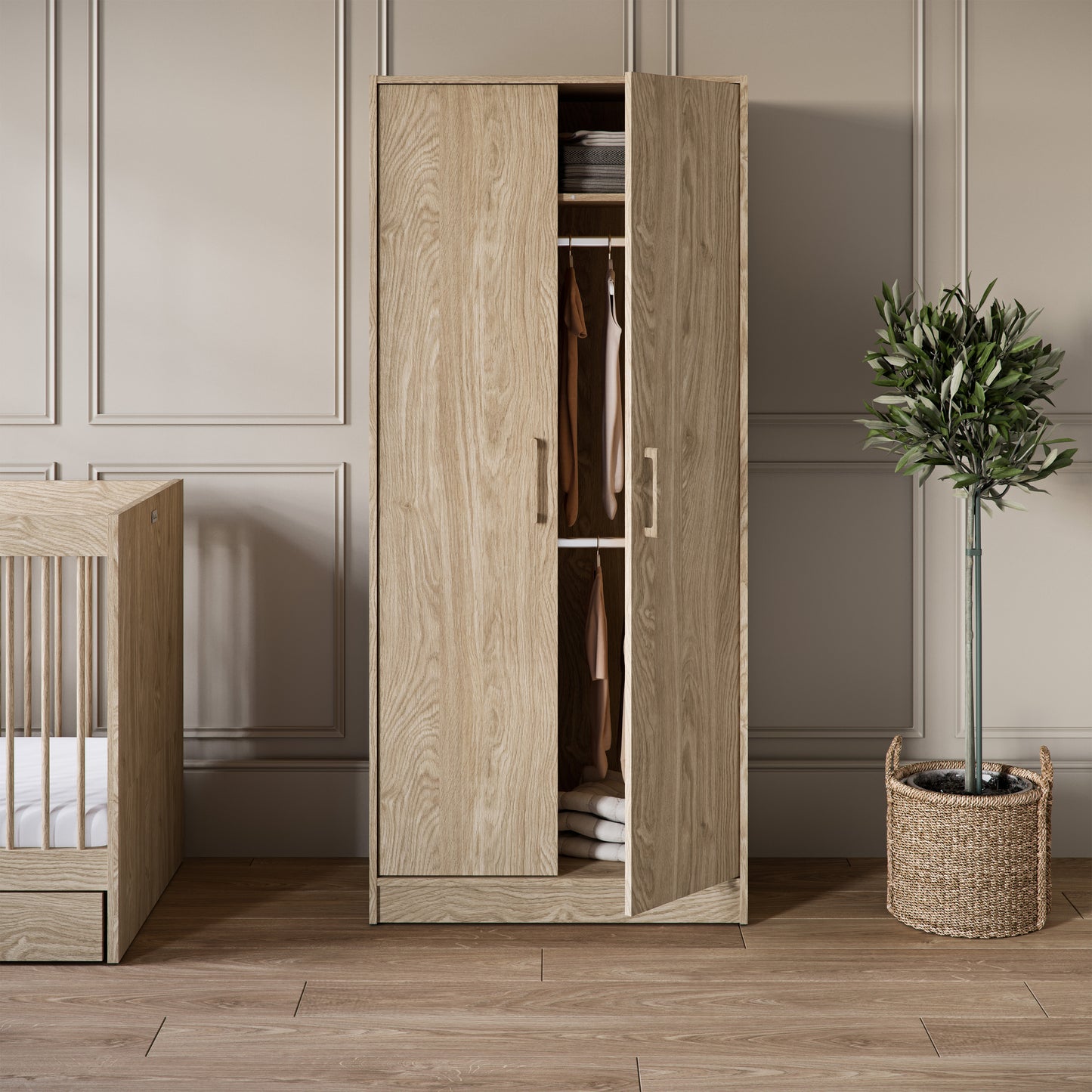 Geneva 3 Piece Nursery Room Set With Mattress