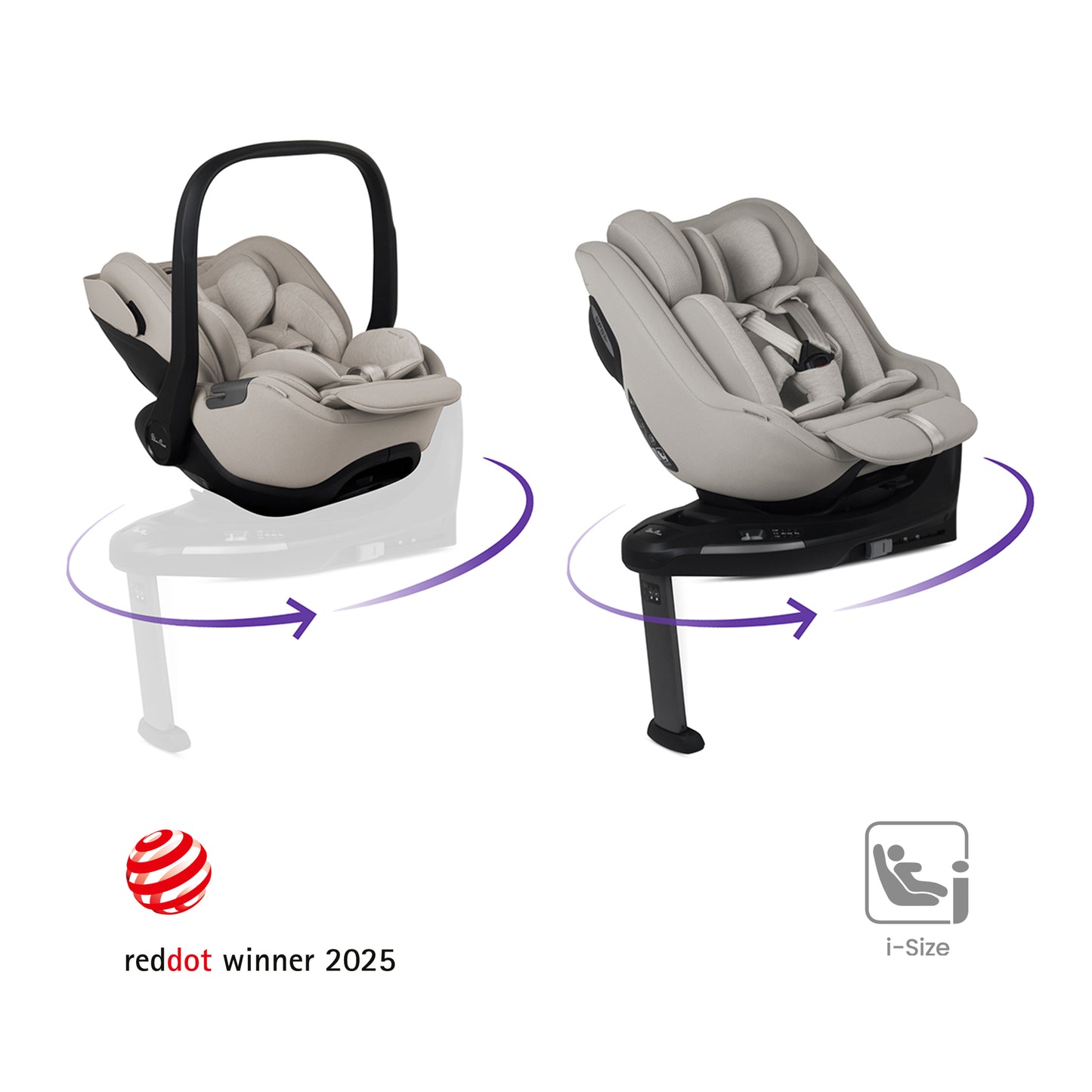 Reef 2 SPECIAL EDITION Ganache Travel System Ultimate 360 Natural Taupe Family Car Seat Bundle (12 piece)