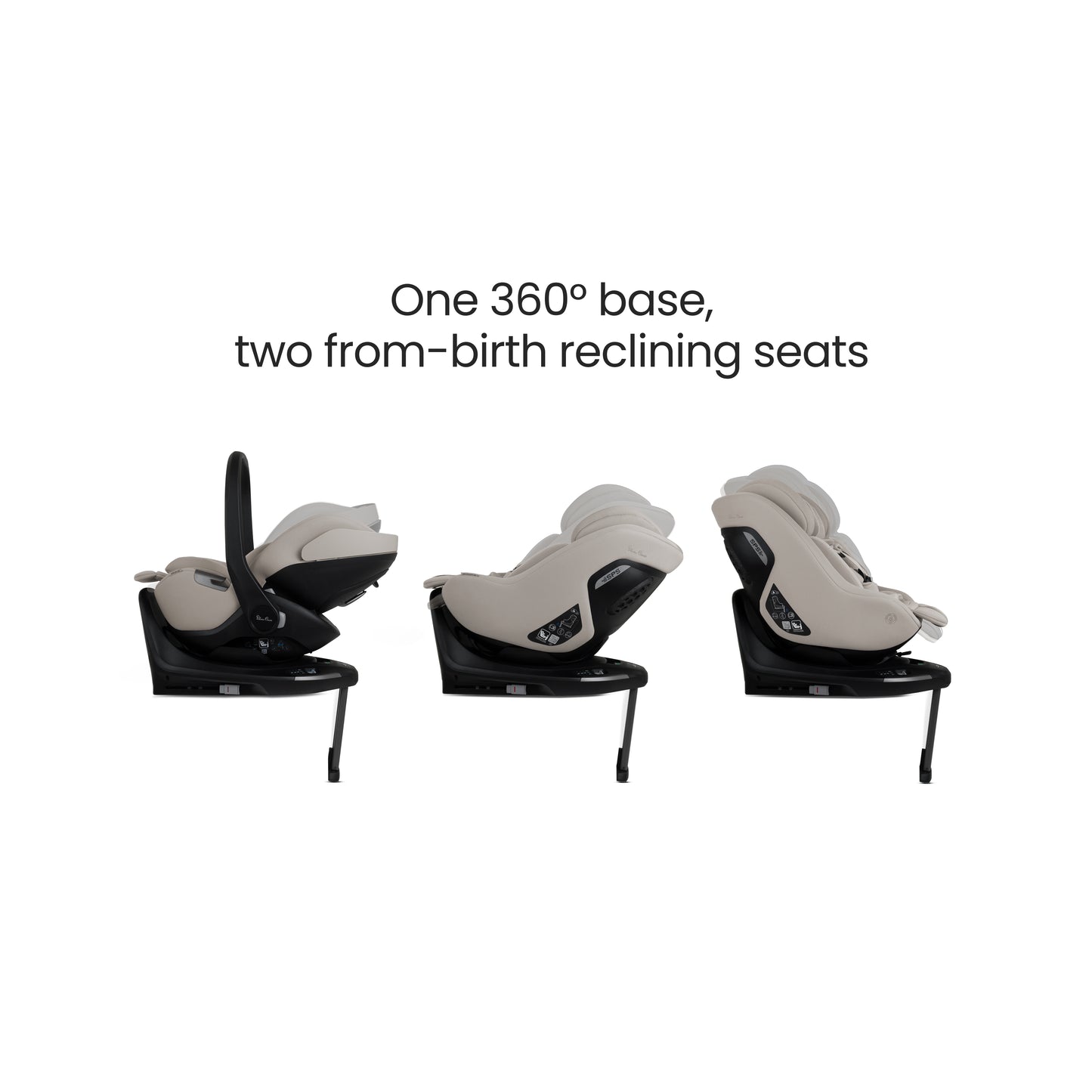 Plus 360 Family Car Seat Bundle Natural Taupe