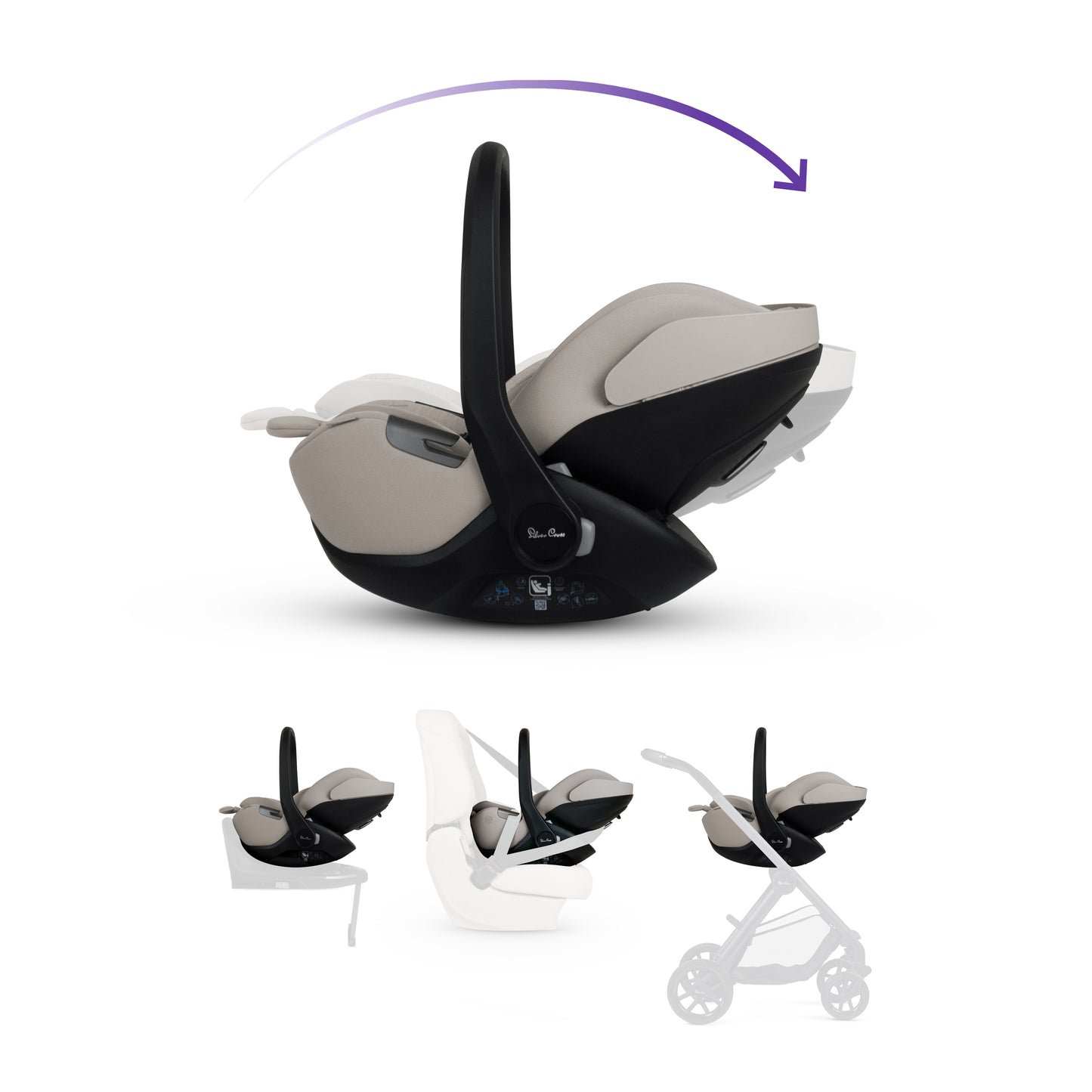 Reef 2 SPECIAL EDITION Frappe Travel System Ultimate 360 Natural Taupe Infant Carrier Bundle (11 piece)