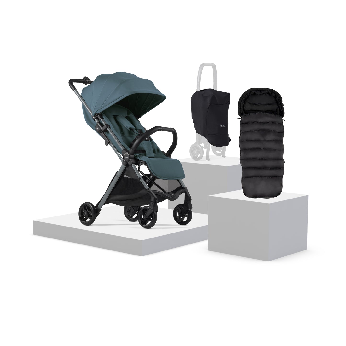 Jet 5 Mineral Travel Stroller Essential Bundle (5 piece)