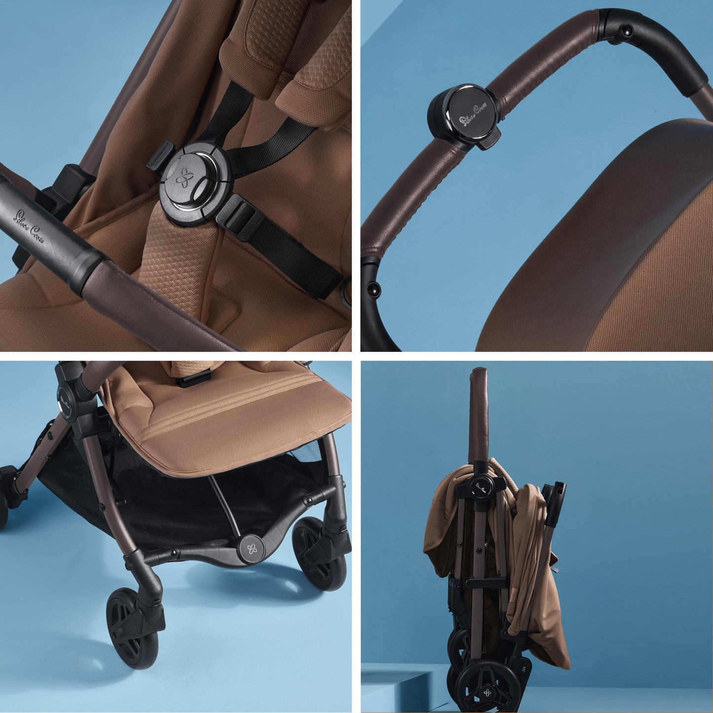 Jet 5 Cinnamon Travel Stroller Universal Accessory Bundle (7 piece)