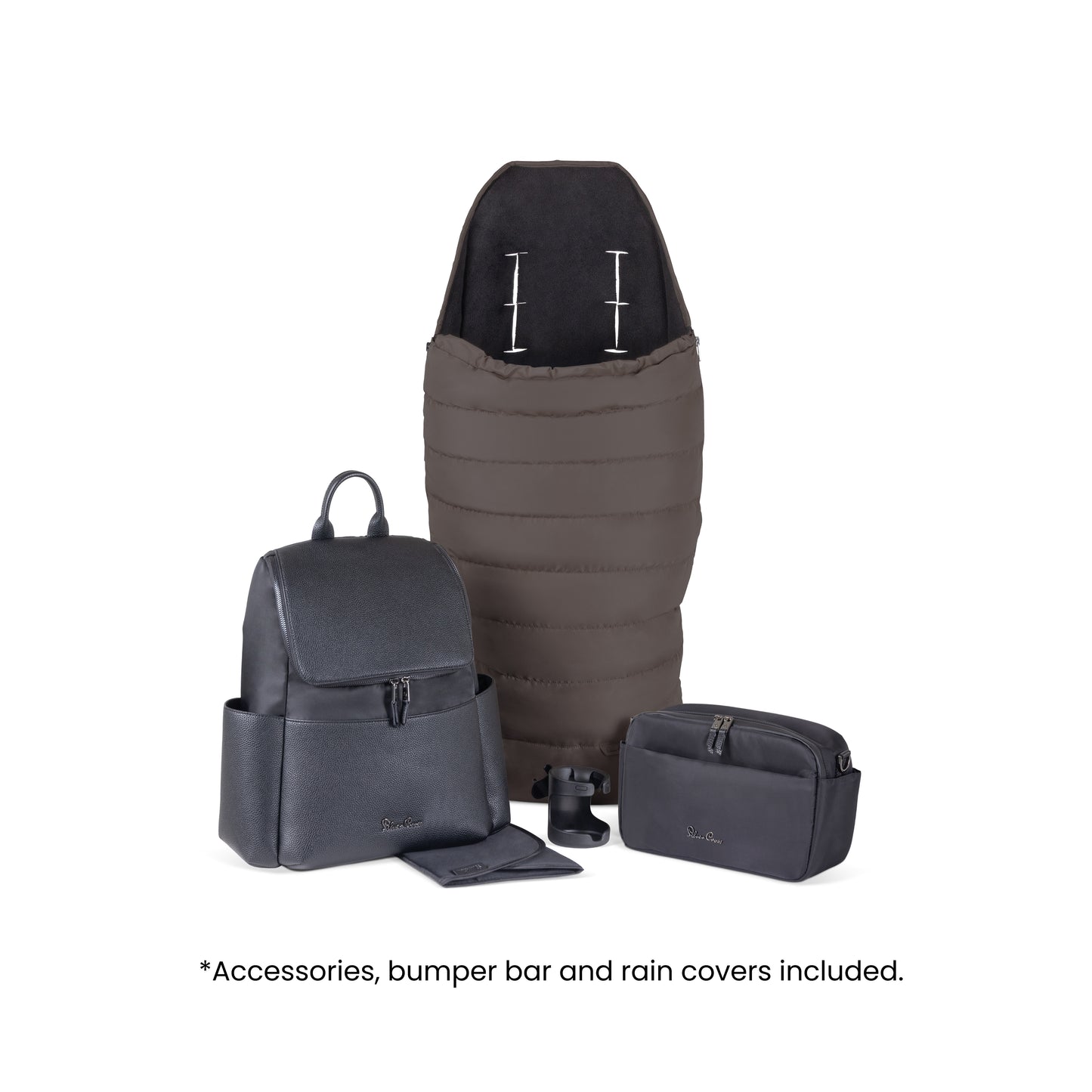 Nia Chocolate Compact Travel System with Accessory Pack (12 Piece)