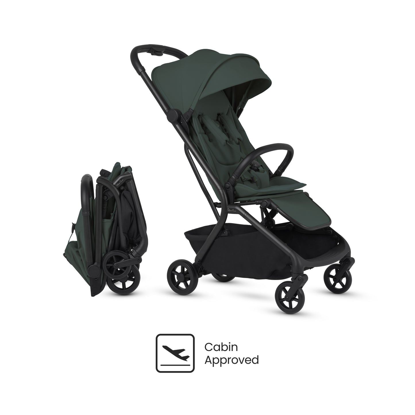 Nia Conifer Compact Travel Stroller with Carrycot (6 Piece)