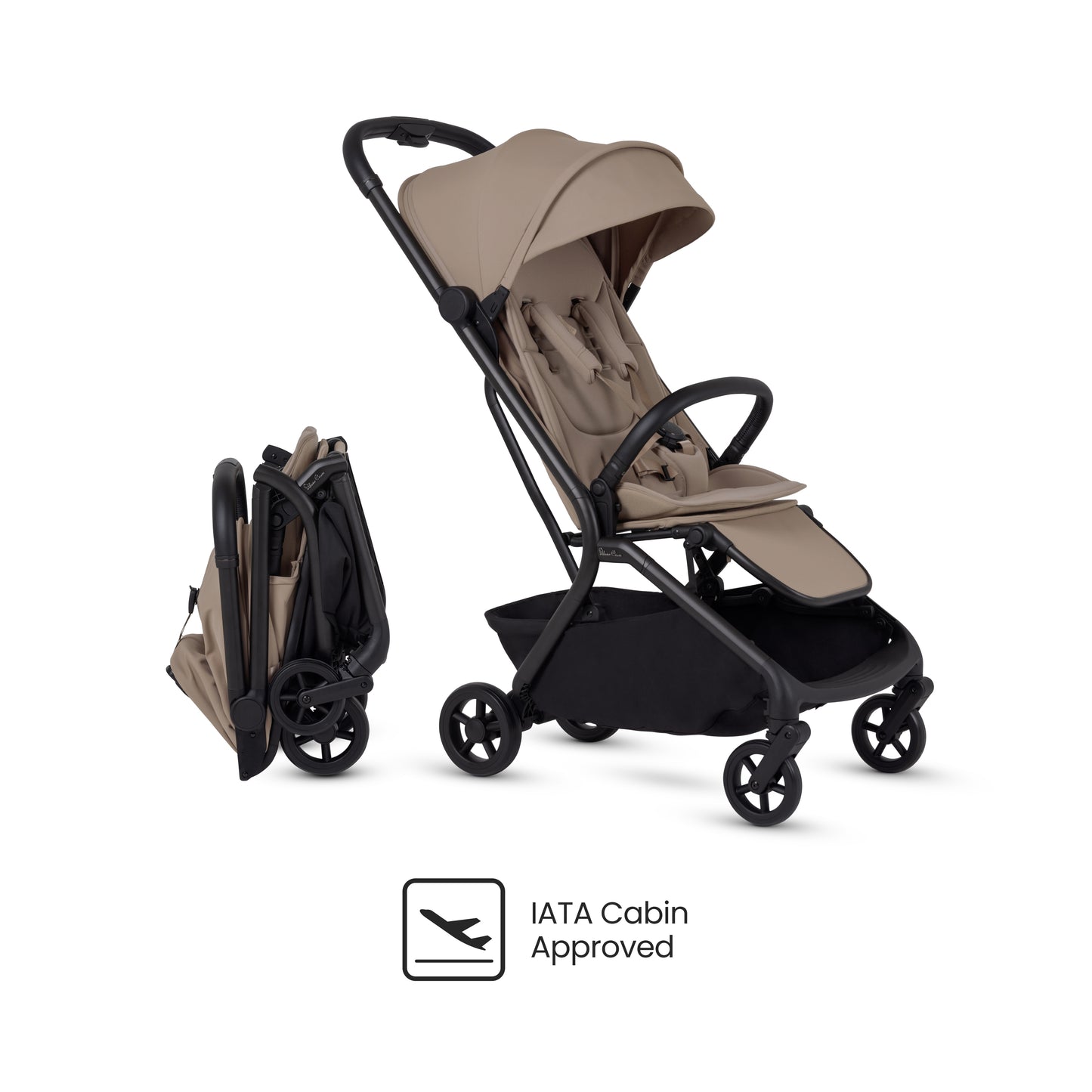 Nia Champagne Compact Travel Stroller