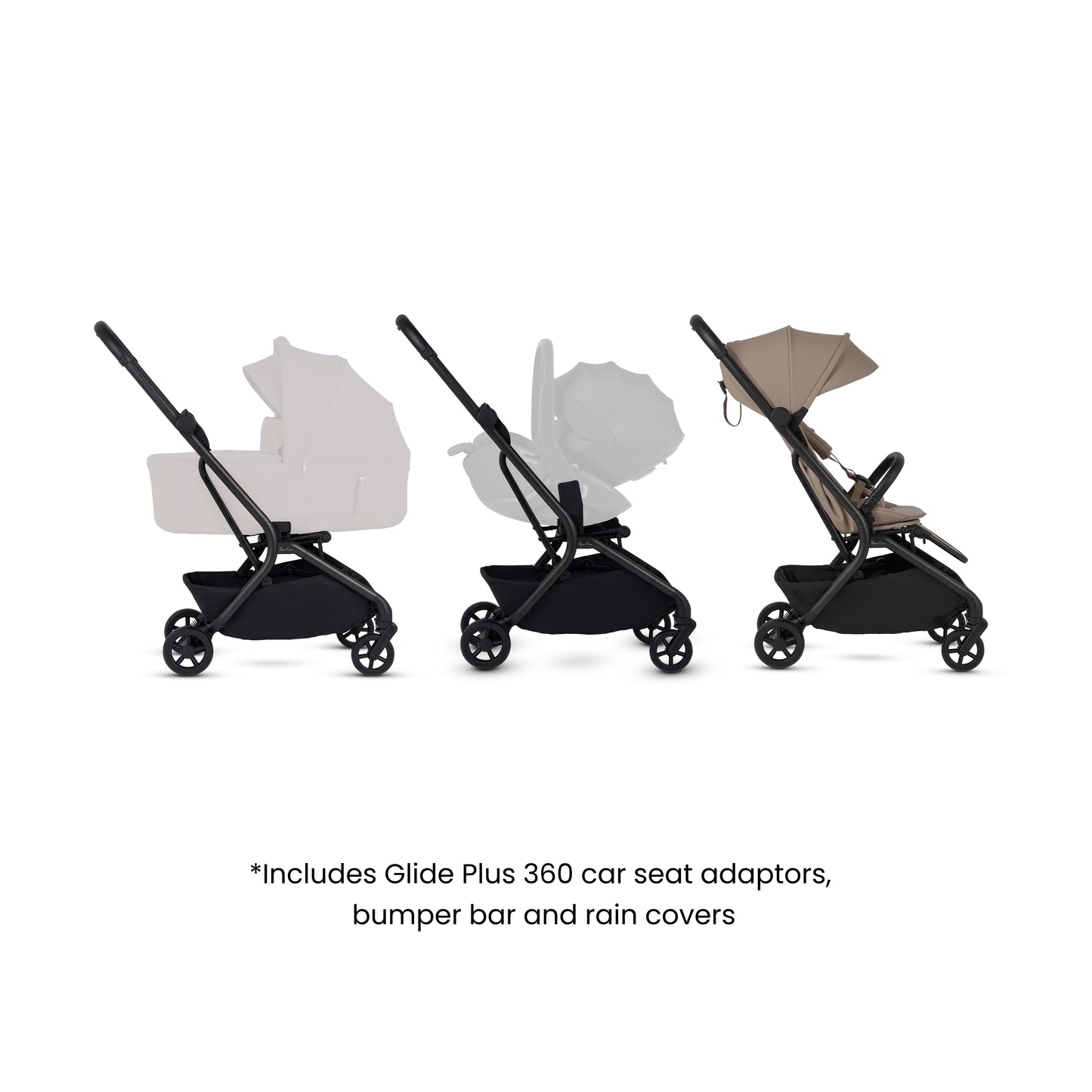 Nia Champagne Compact Travel Stroller