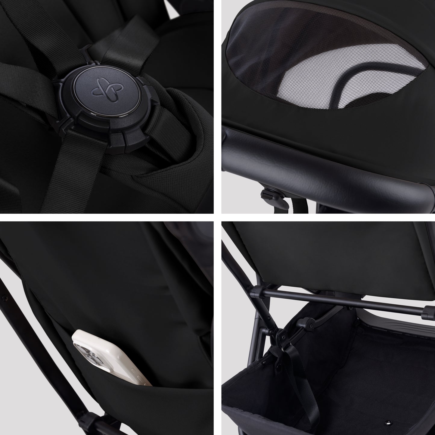 Nia Onyx Compact Travel Stroller