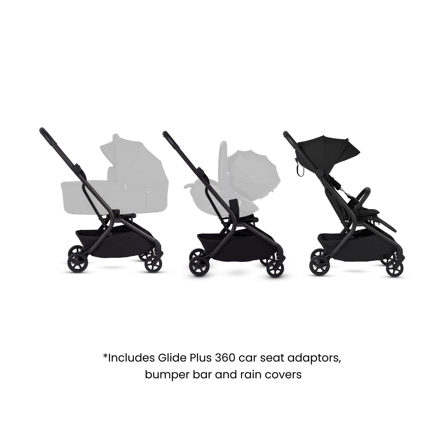 Nia Onyx Compact Travel Stroller