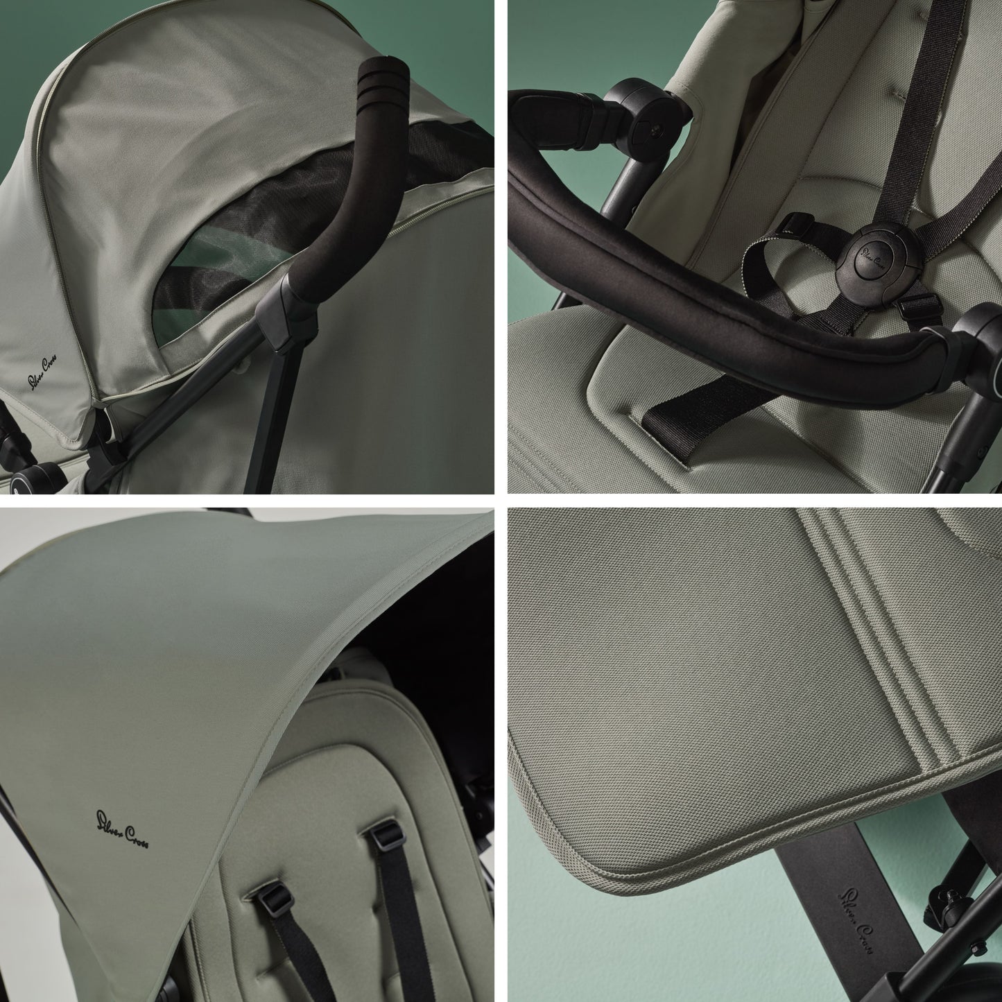 Pop 2 Sage Stroller & Accessory Bundle (6 piece)