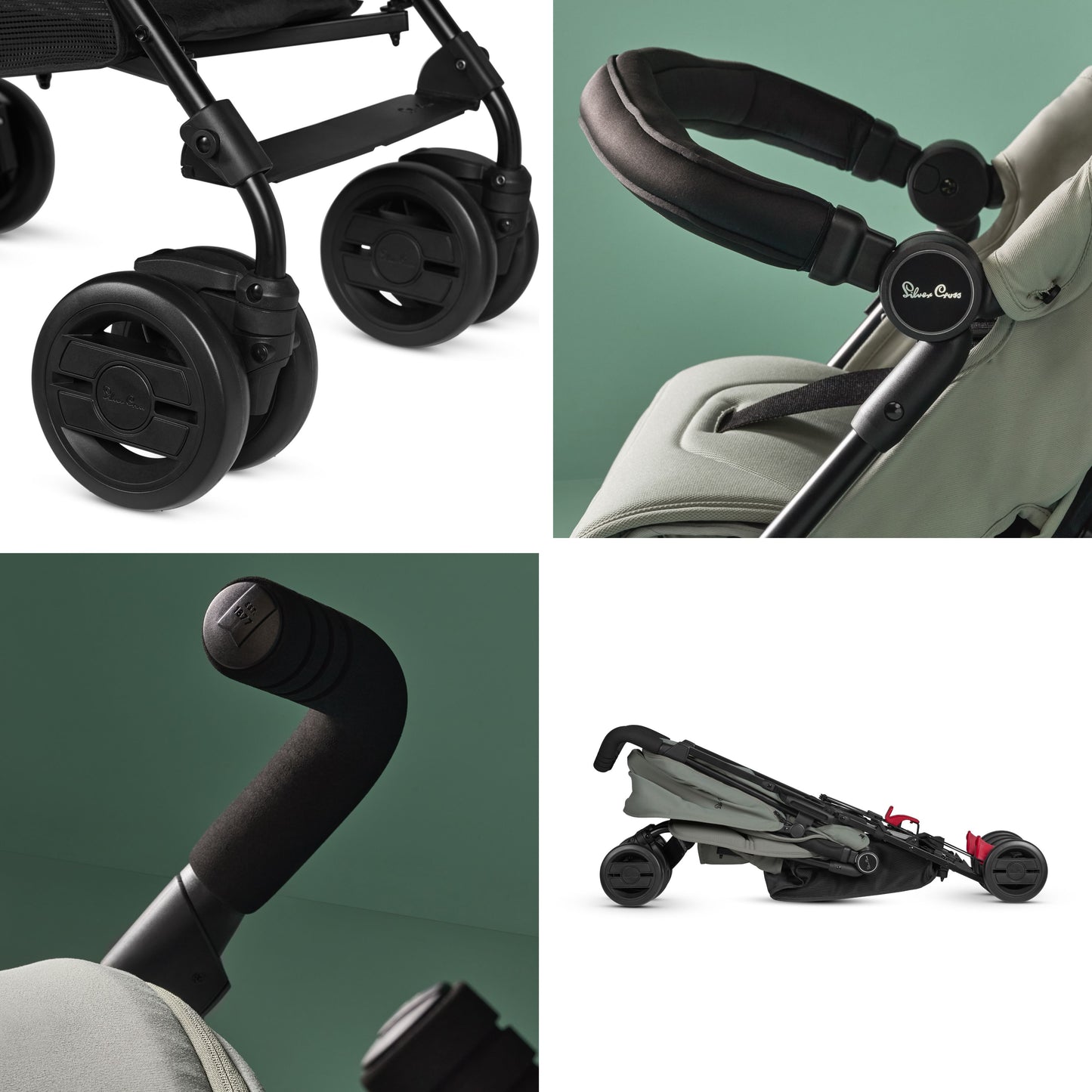 Pop 2 Sage Stroller & Accessory Bundle (6 piece)