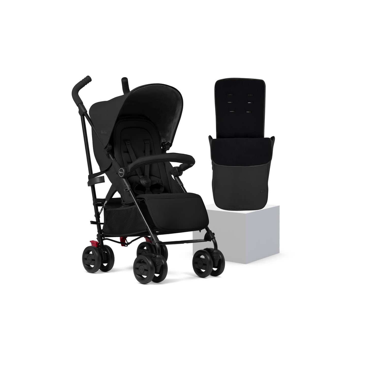 Pop 2 Space Stroller & Footmuff Bundle (4 piece)