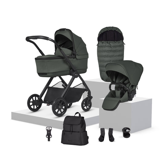 Reef 2 Pewter Travel System Accessory Bundle (9 piece)