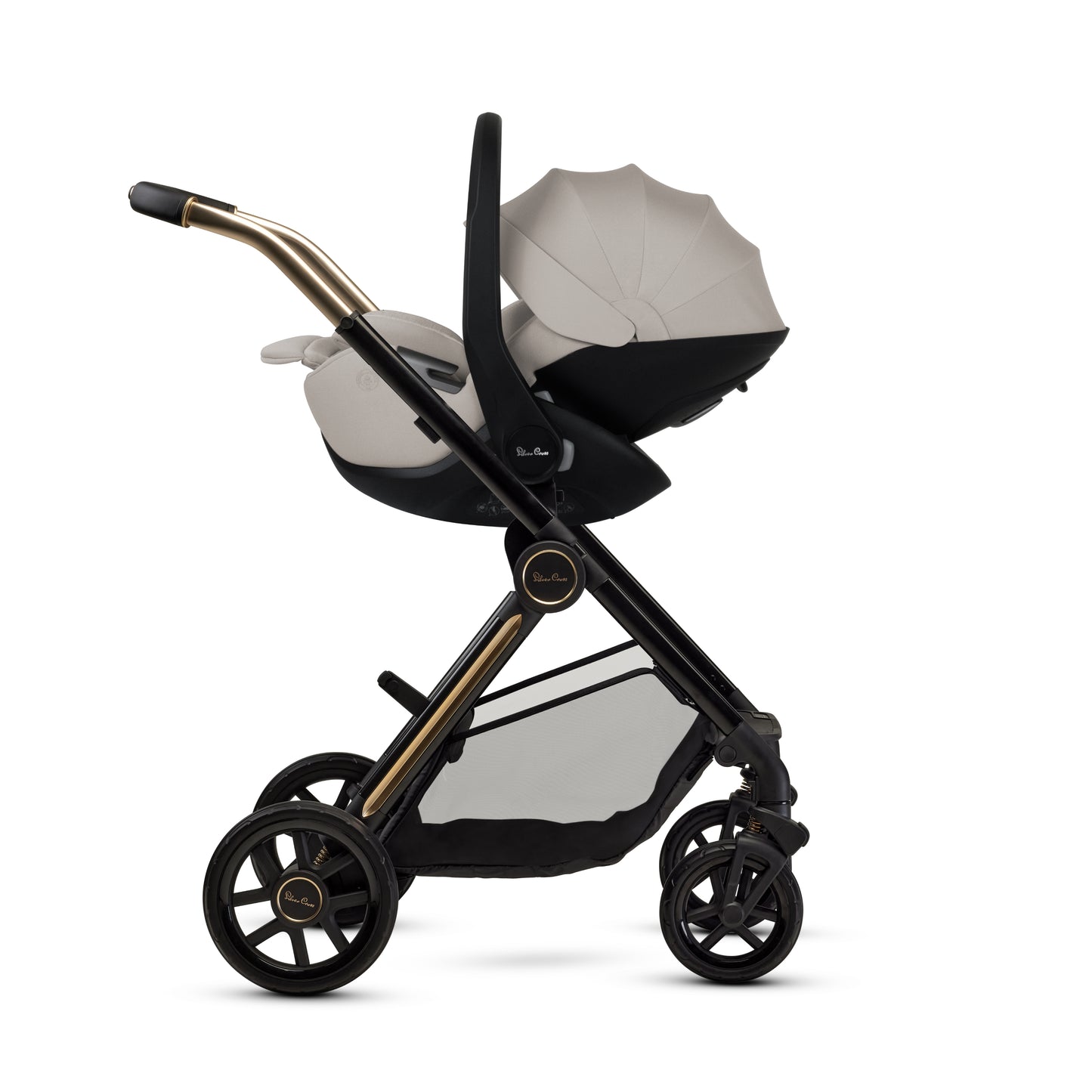 Reef 2 SPECIAL EDITION Espresso Travel System Ultimate 360 Natural Taupe Family Car Seat Bundle (12 piece)