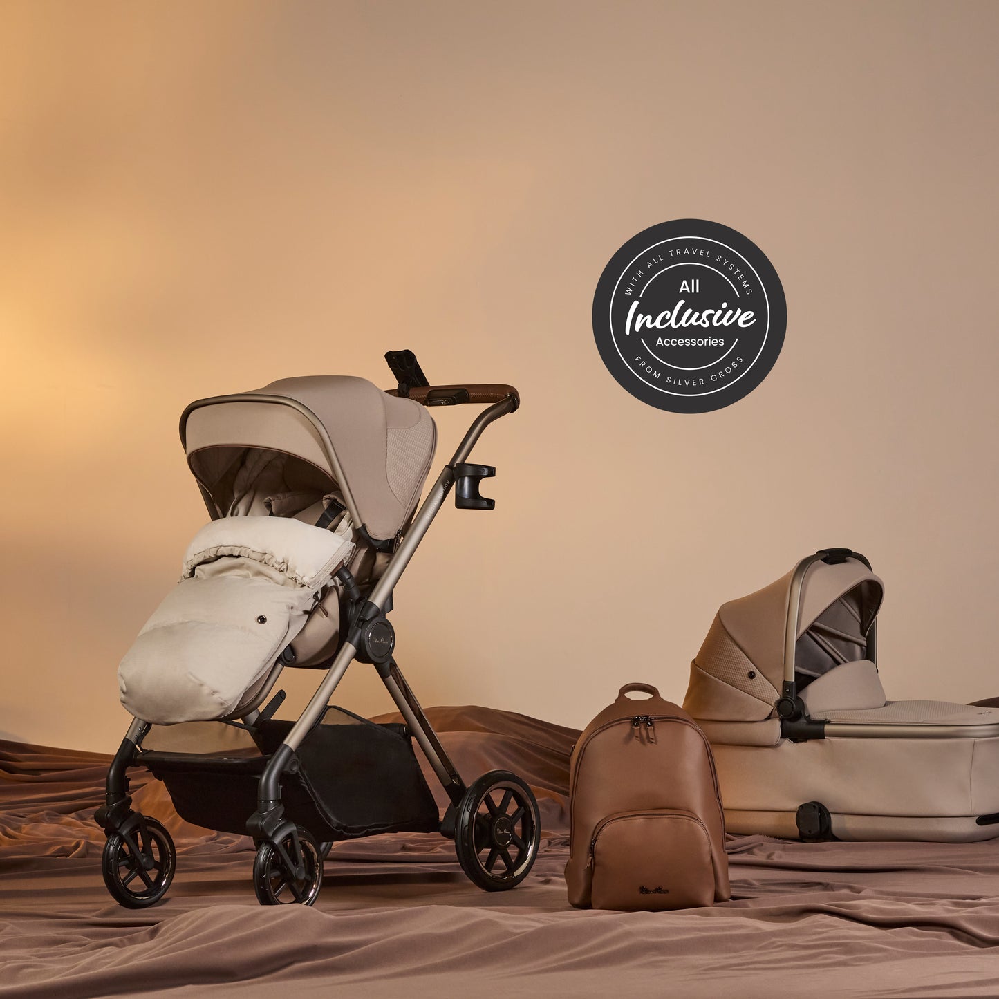 Reef 2 SPECIAL EDITION Frappe Travel System Ultimate 360 Iconic Black Infant Carrier Bundle (11 piece)