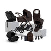 Reef 2 SPECIAL EDITION Ganache Travel System Ultimate 360 Iconic Black Family Car Seat Bundle (12 piece)