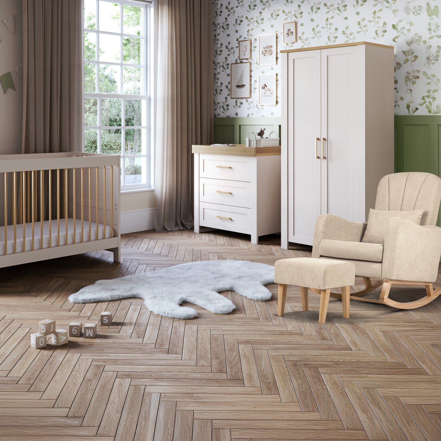 Seville 4 Piece Nursery Room Set