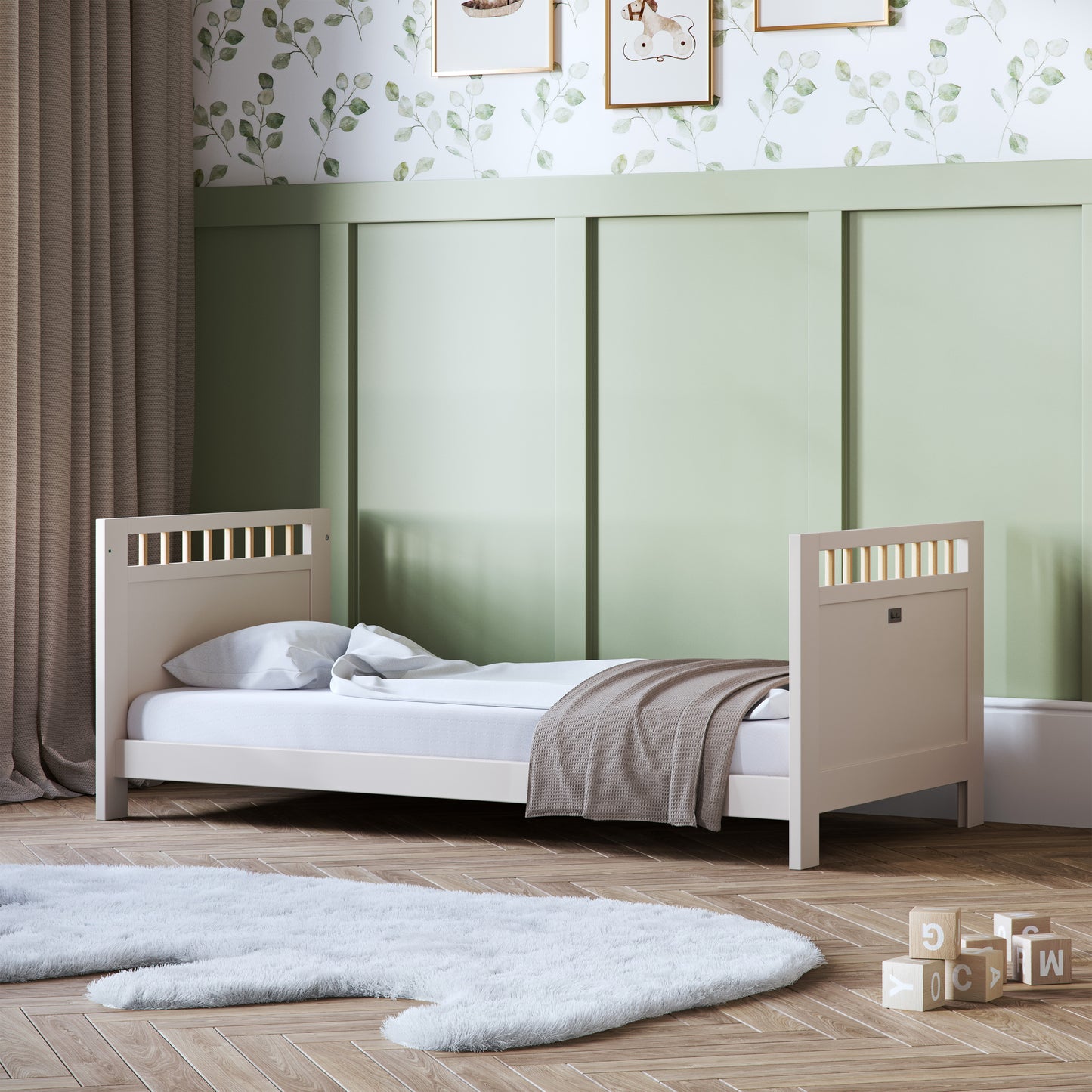 Seville Convertible Cot to Toddler Bed