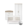 Valencia 3 Piece Nursery Room Set With Mattress
