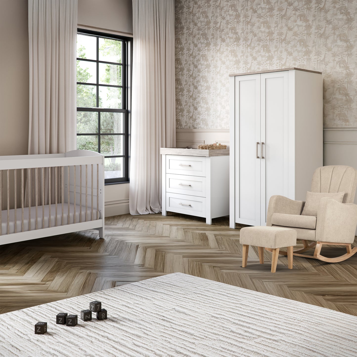 Valencia 4 Piece Nursery Room Set