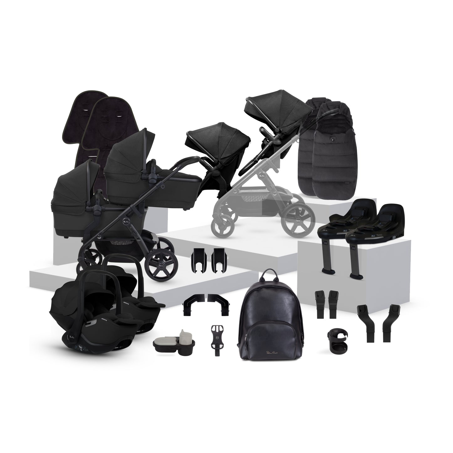 Wave 3 Onyx Travel System Twin Bundle (27 Piece)