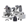 Wave 3 Lunar Single to Double Travel System Growing Family Bundle (17 piece)