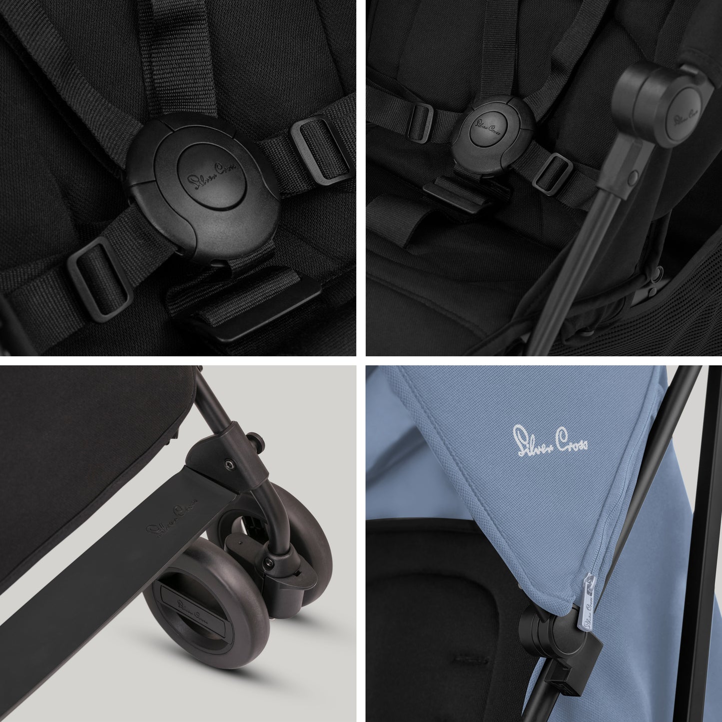 Zest Blue Stroller & Stroller Bag Bundle (3 piece)
