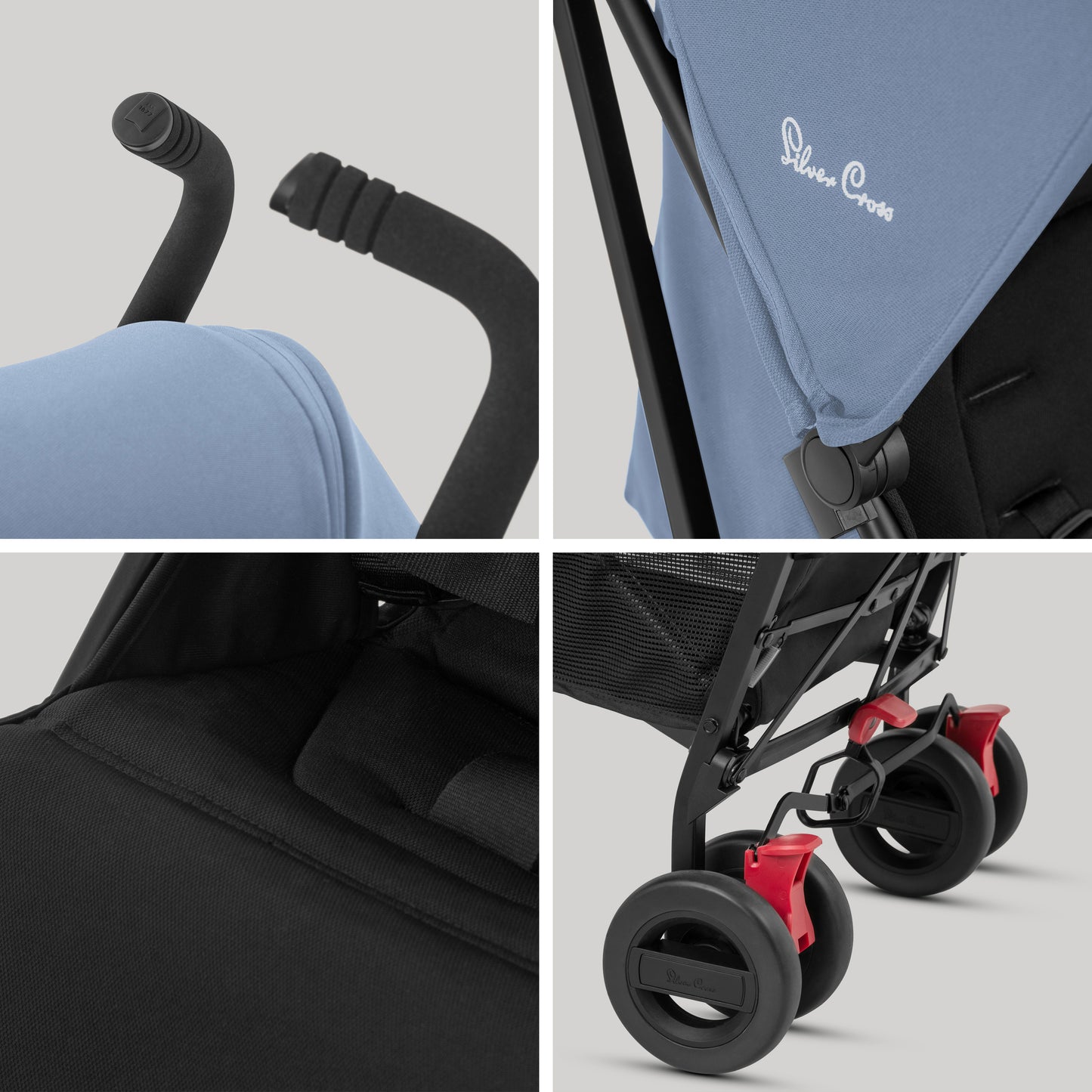 Zest Blue Stroller & Stroller Bag Bundle (3 piece)