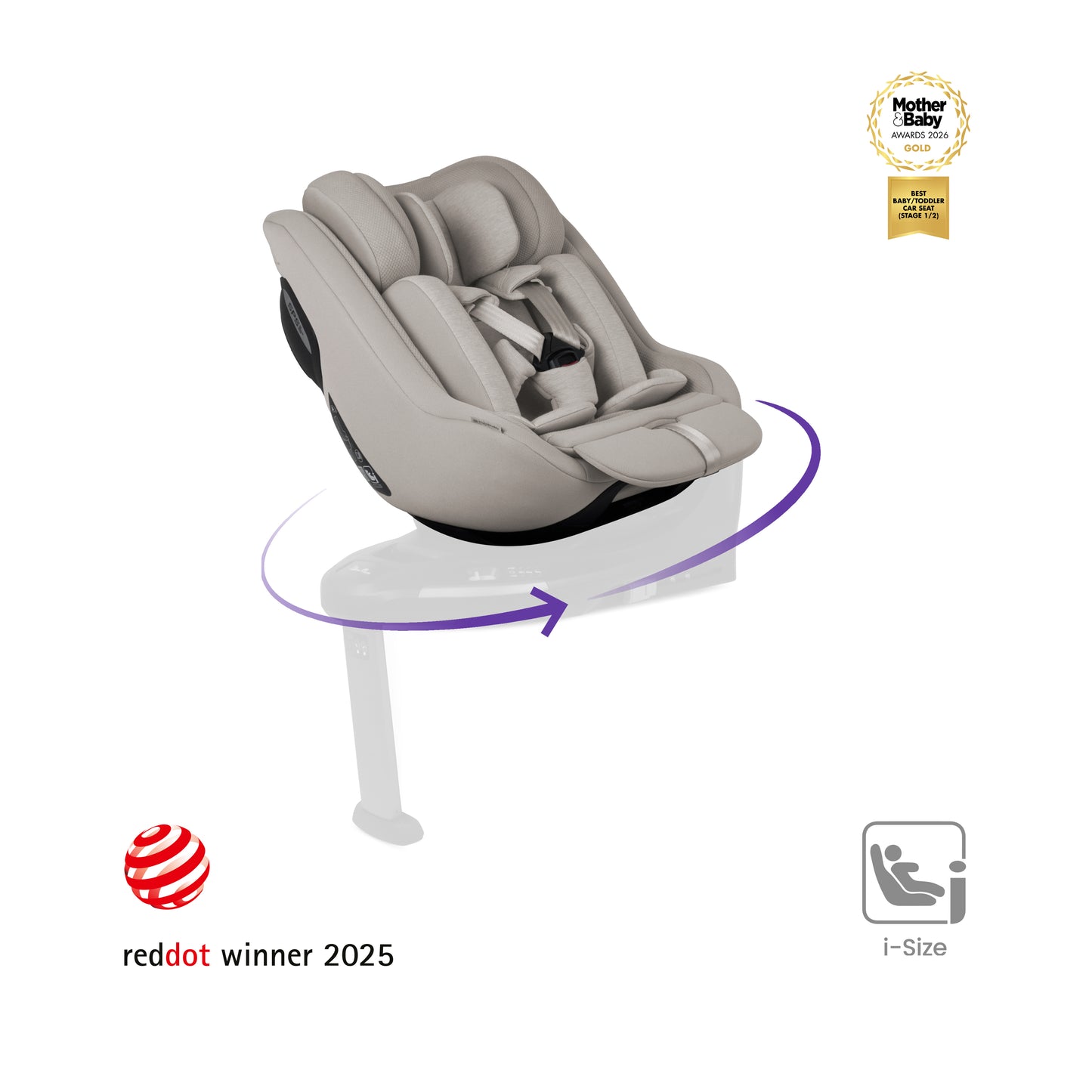 Approach Plus 360 Car Seat Natural Taupe