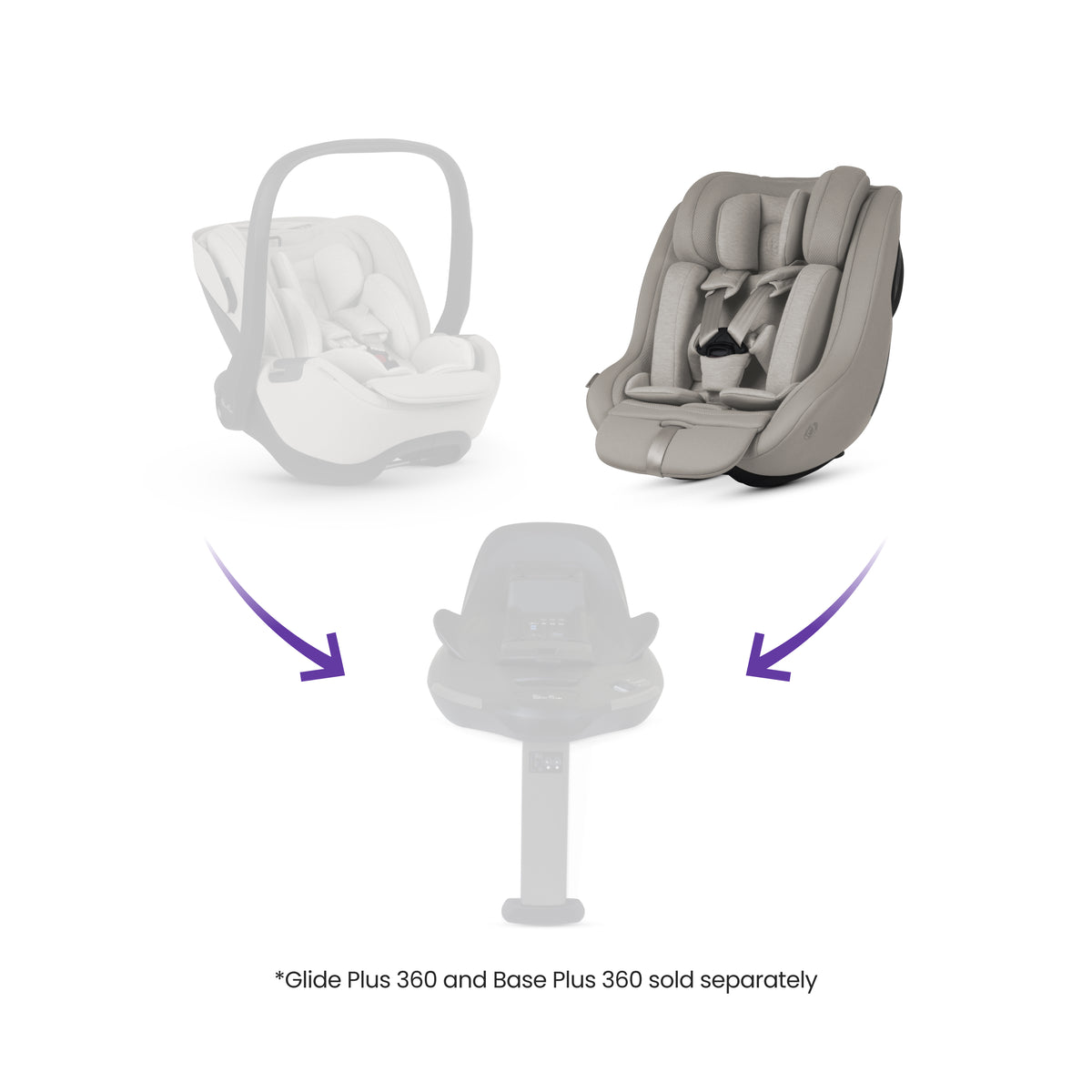 Approach Plus 360 Car Seat Natural Taupe