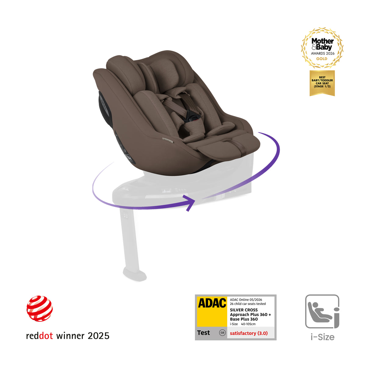 Approach Plus 360 Car Seat Timeless Cocoa
