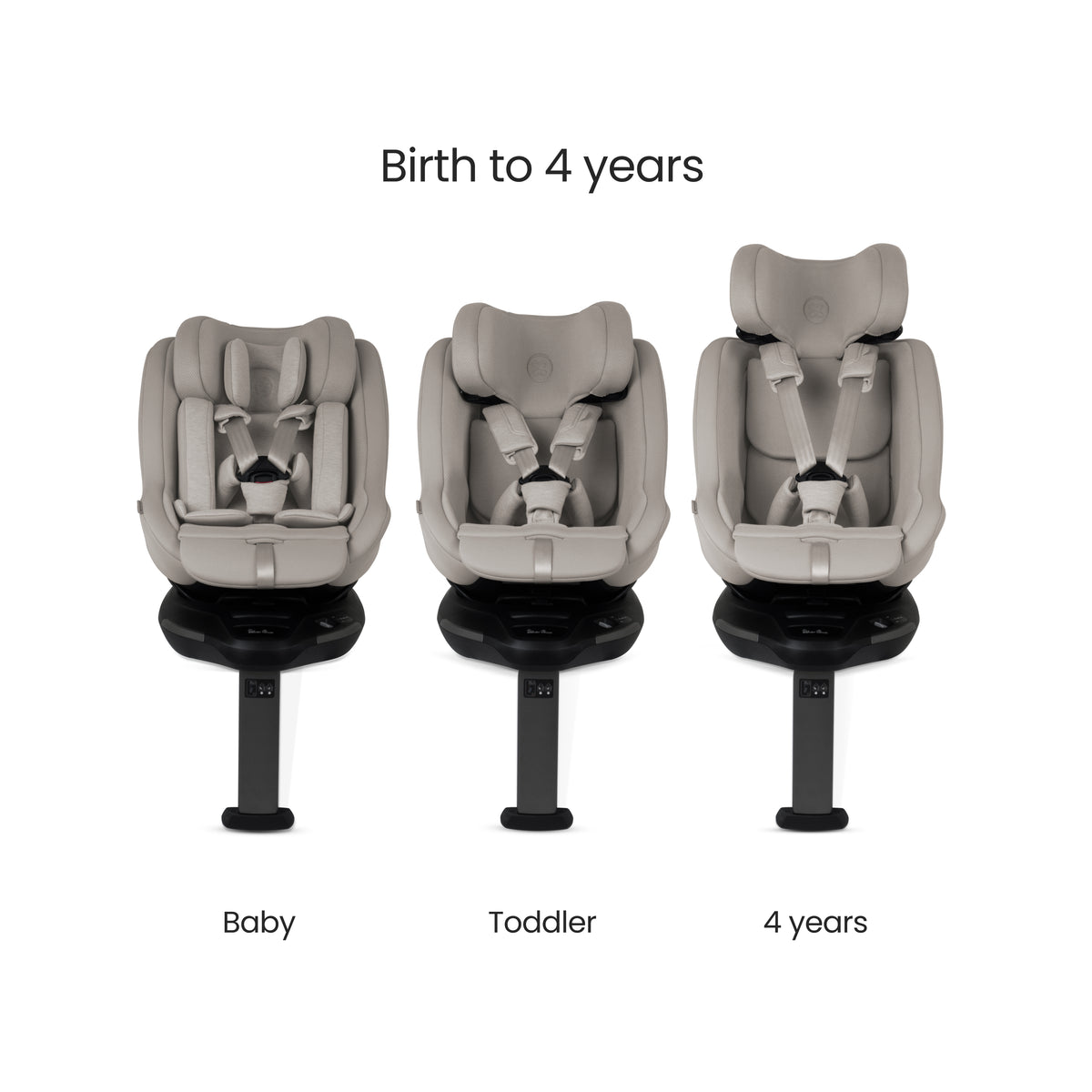 Approach Plus 360 Car Seat Natural Taupe & Base Plus 360