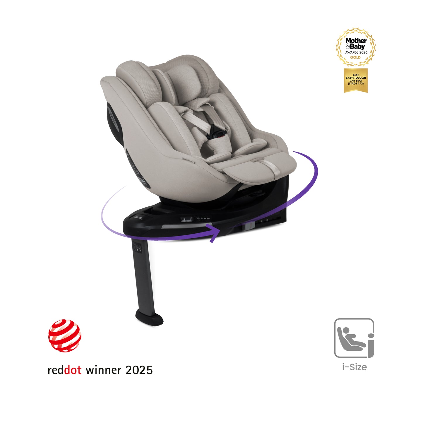 Approach Plus 360 Car Seat Natural Taupe & Base Plus 360