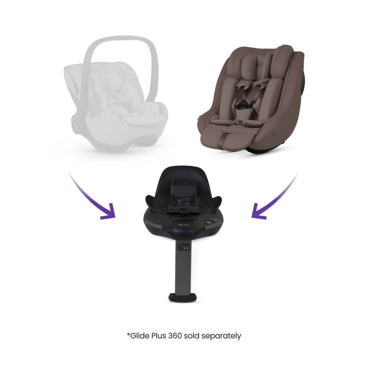 Approach Plus 360 Car Seat Timeless Cocoa & Base Plus 360